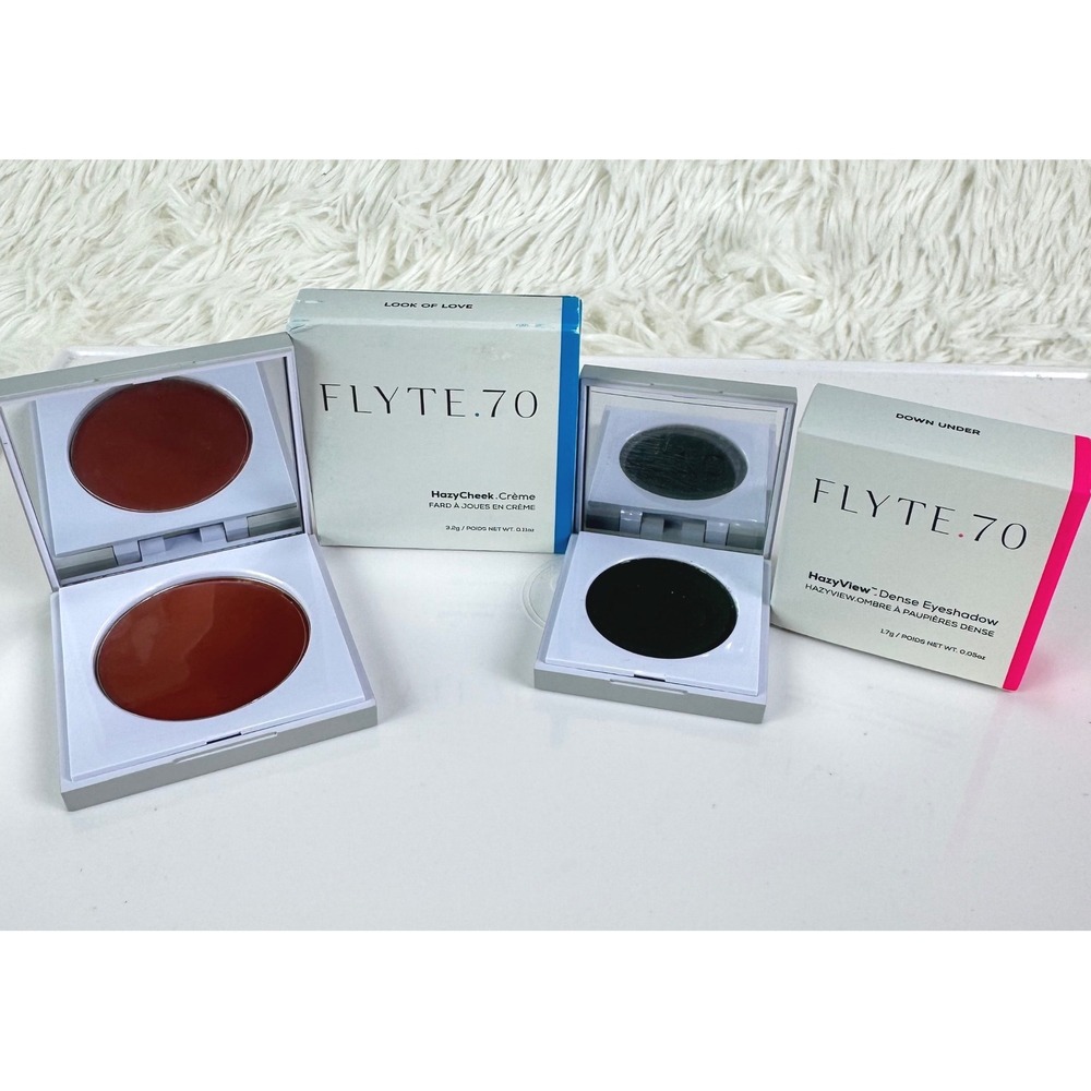 FLYTE.70 HazyCheek Blush + HazyView Eyeshadow 2pc Makeup Lot NIB